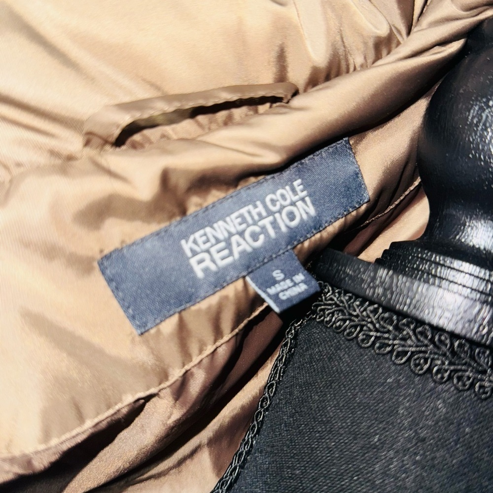 Kenneth Cole Reaction  Women's Quilted Puffer Coat - Brown - Picture 9 of 11